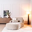 Chaise longue Vienna chenille taupe links