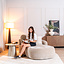 Chaise longue Vienna chenille taupe rechts