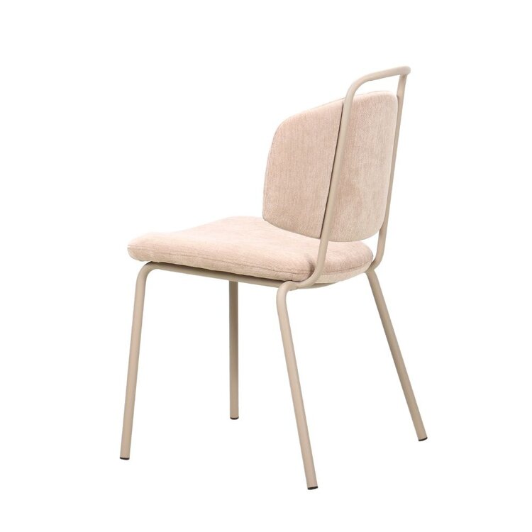 Eetkamerstoel Pam velvet beige