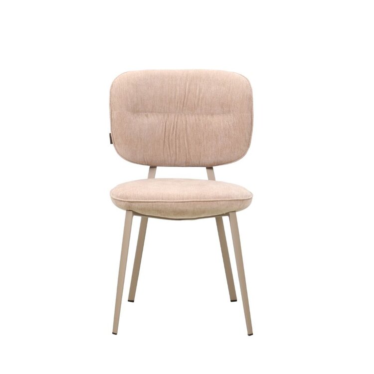Eetkamerstoel Rosa velvet beige