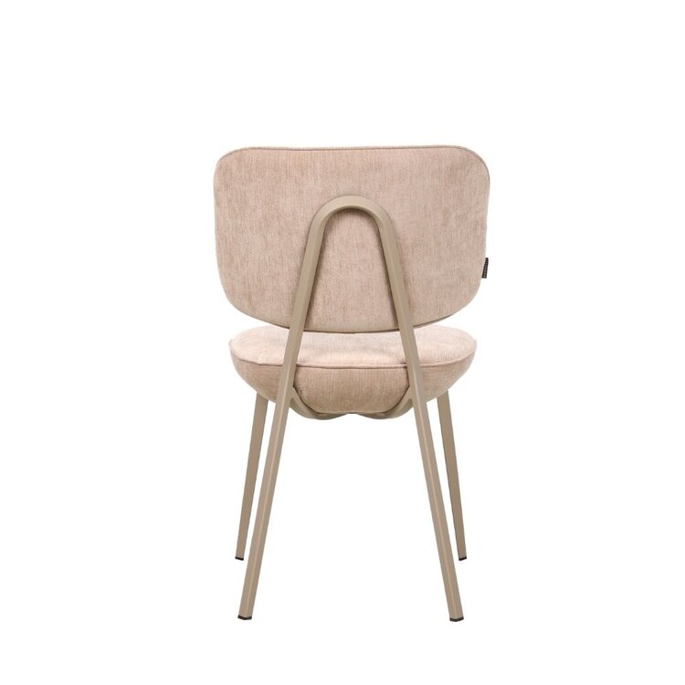 Eetkamerstoel Rosa velvet beige