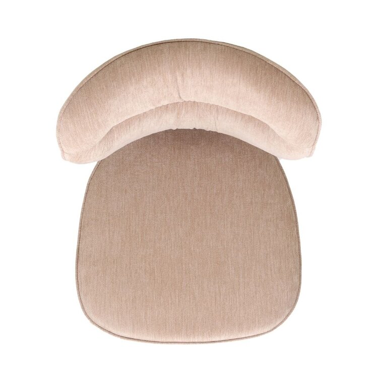 Eetkamerstoel Rosa velvet beige