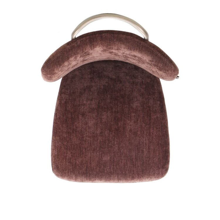 Eetkamerstoel Pam velvet bruin