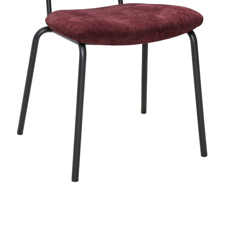 Eetkamerstoel Pam velvet paars
