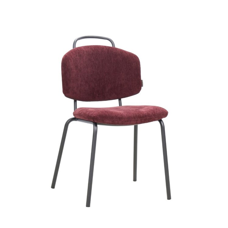 Eetkamerstoel Pam velvet paars