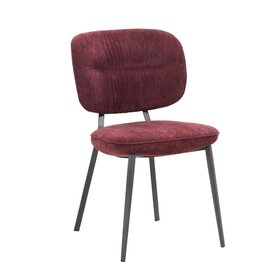 Eetkamerstoel Rosa velvet paars
