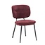 Eetkamerstoel Rosa velvet beige