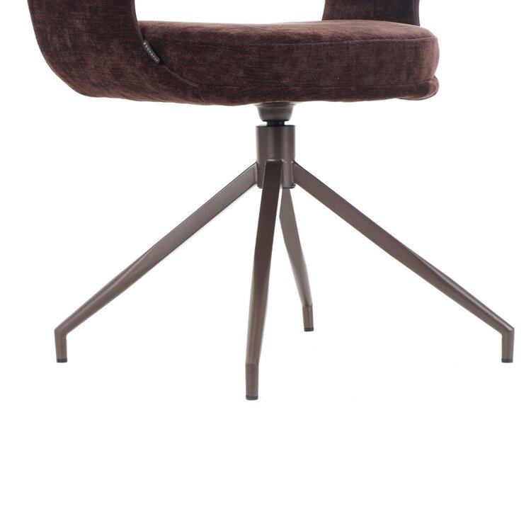 Eetkamerstoel Suzie velvet bruin