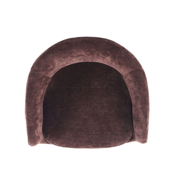 Eetkamerstoel Suzie velvet bruin