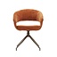Eetkamerstoel Suzie velvet okergeel