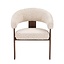 Fauteuil Liva leopard taupe