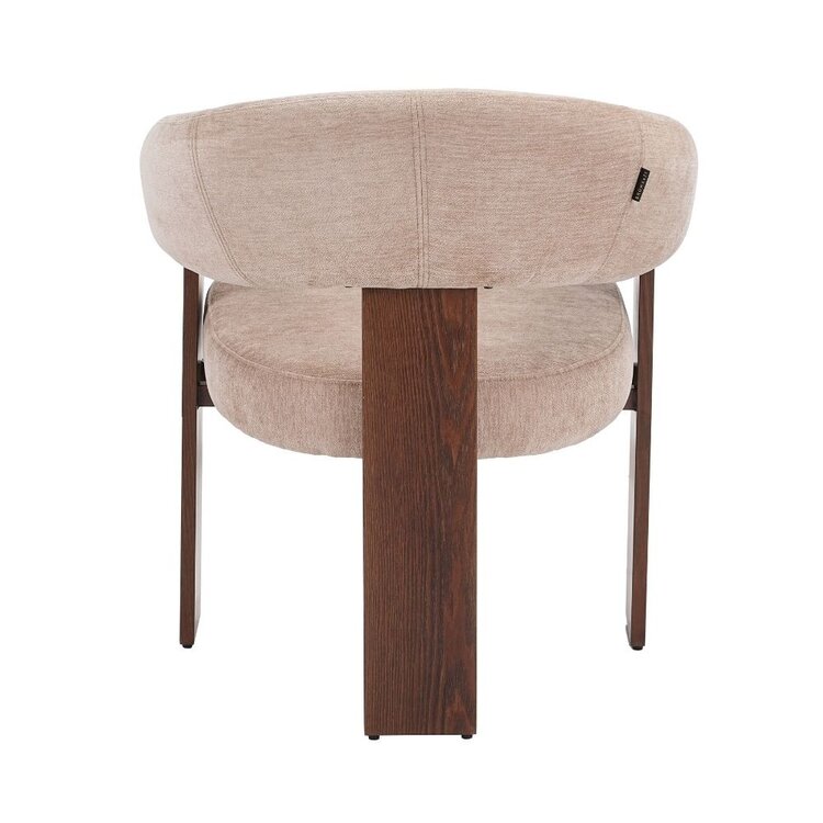 Fauteuil Liva velvet beige