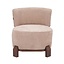 Fauteuil Bliss velvet beige