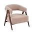 Fauteuil Yasmin velvet beige