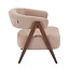 Fauteuil Yasmin velvet beige