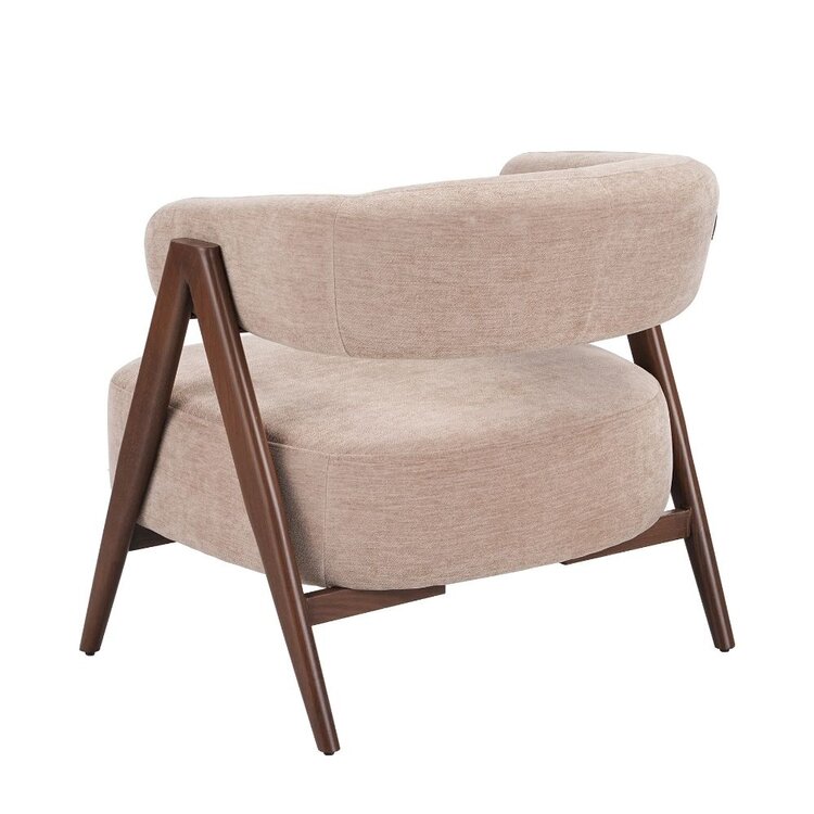 Fauteuil Yasmin velvet beige