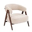 Fauteuil Yasmin leopard taupe