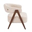 Fauteuil Yasmin leopard taupe