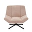 Fauteuil Mara draaibaar velvet beige