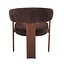 Fauteuil Liva velvet bruin