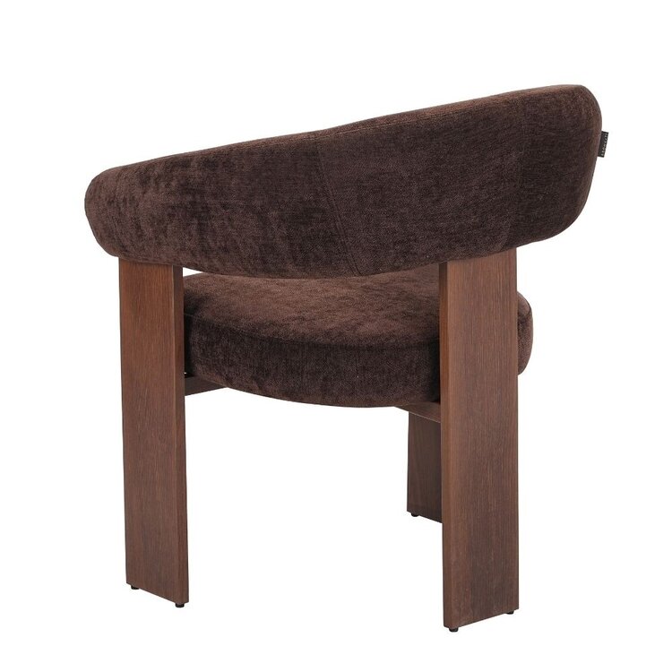 Fauteuil Liva velvet bruin