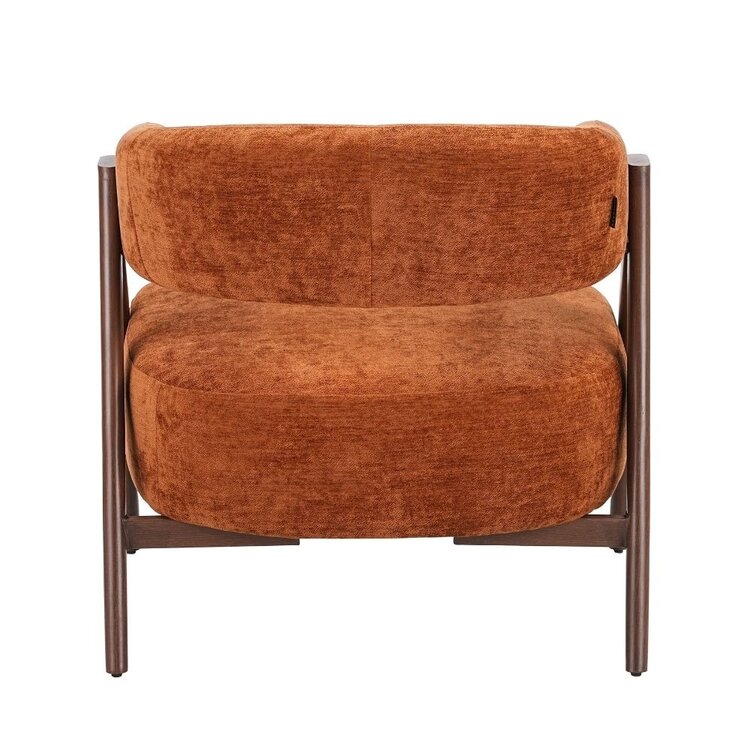 Fauteuil Yasmin velvet oker