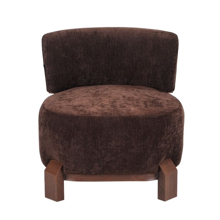 Fauteuil Bliss velvet bruin