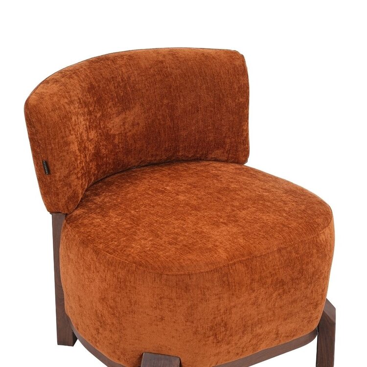 Fauteuil Bliss velvet oker