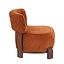 Fauteuil Bliss velvet oker