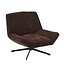 Fauteuil Mara draaibaar velvet bruin