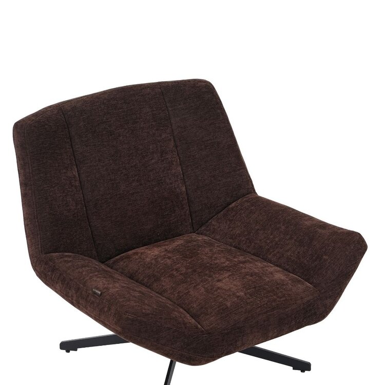 Fauteuil Mara draaibaar velvet bruin