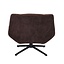 Fauteuil Mara draaibaar velvet bruin