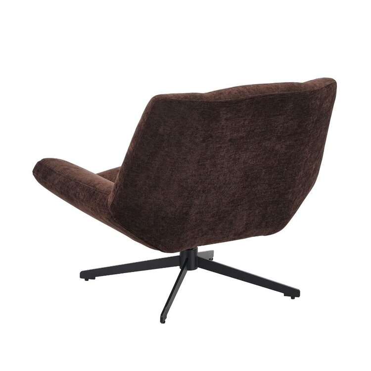 Fauteuil Mara draaibaar velvet bruin