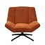 Fauteuil Mara draaibaar velvet okergeel