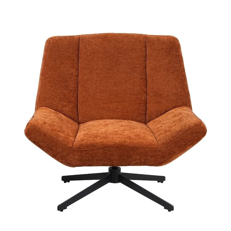 Fauteuil Mara draaibaar velvet okergeel