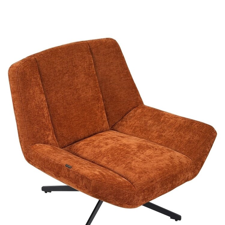 Fauteuil Mara draaibaar velvet okergeel