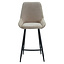 Barkruk Lynn velvet beige 71 cm