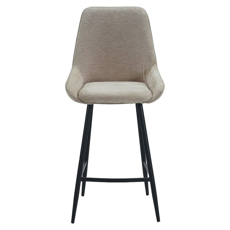 Barkruk Lynn velvet beige 71 cm