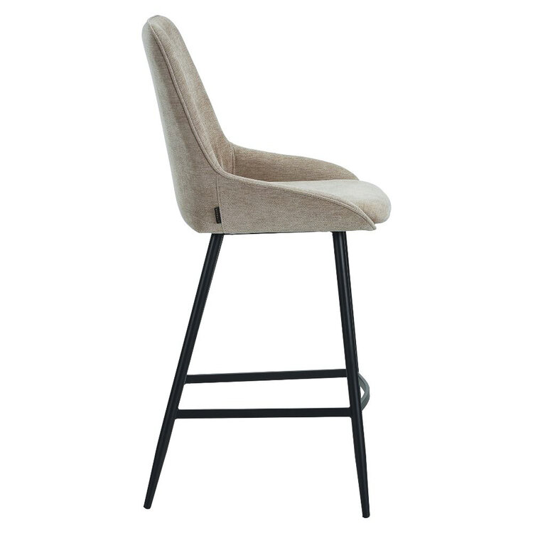 Barkruk Lynn velvet beige 71 cm