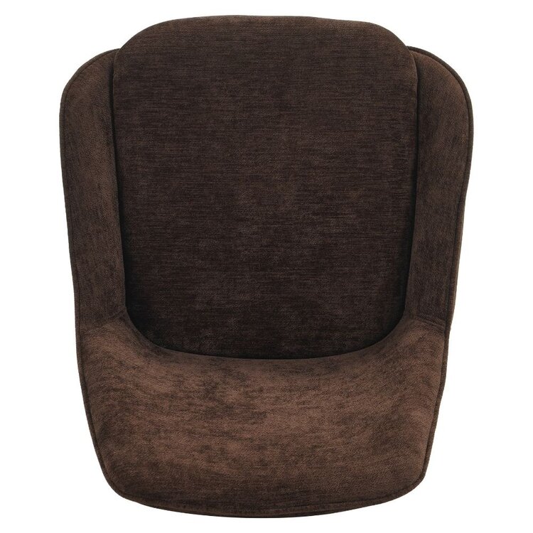 Barkruk Lynn velvet bruin 71 cm