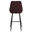 Barkruk Lynn velvet paars 71 cm