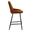 Barkruk Lynn velvet oker 71 cm