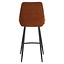 Barkruk Lynn velvet oker 71 cm