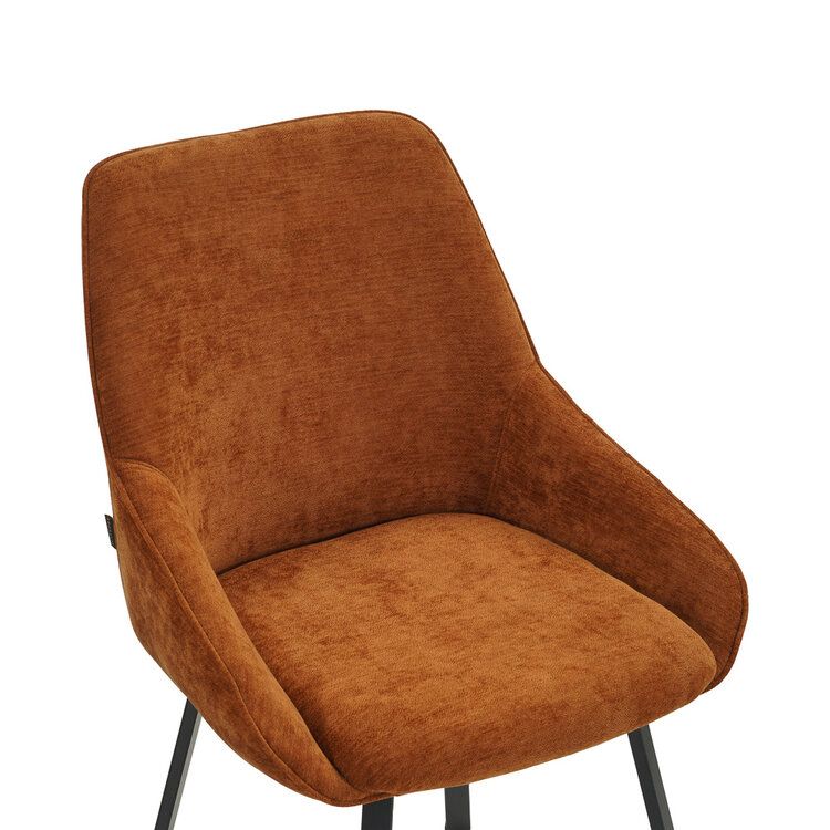 Eetkamerstoel Lynn velvet oker