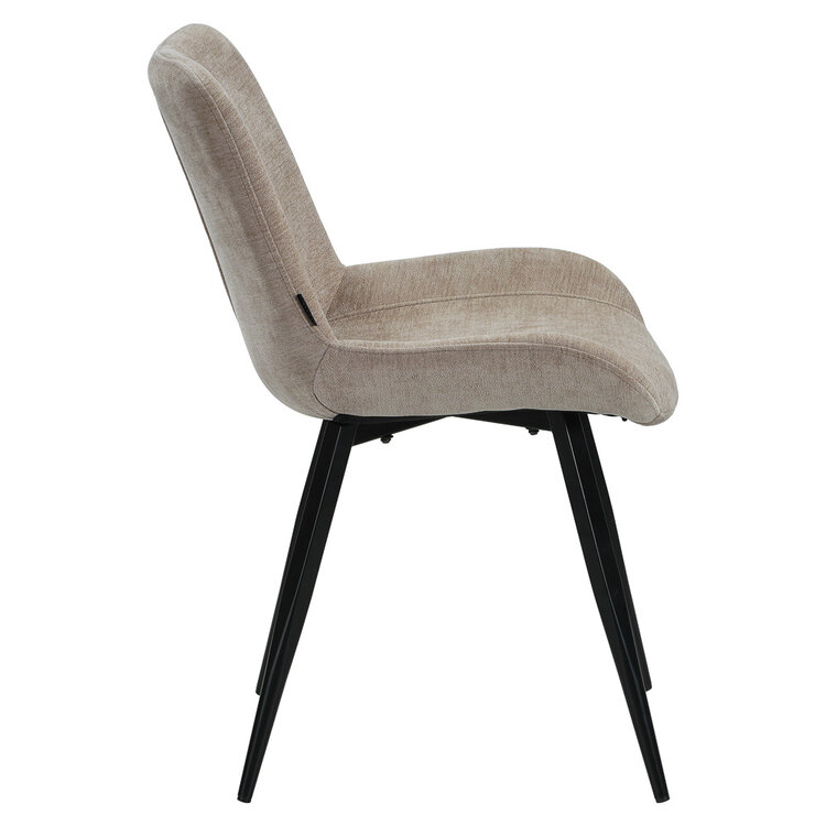 Eetkamerstoel Vic velvet beige