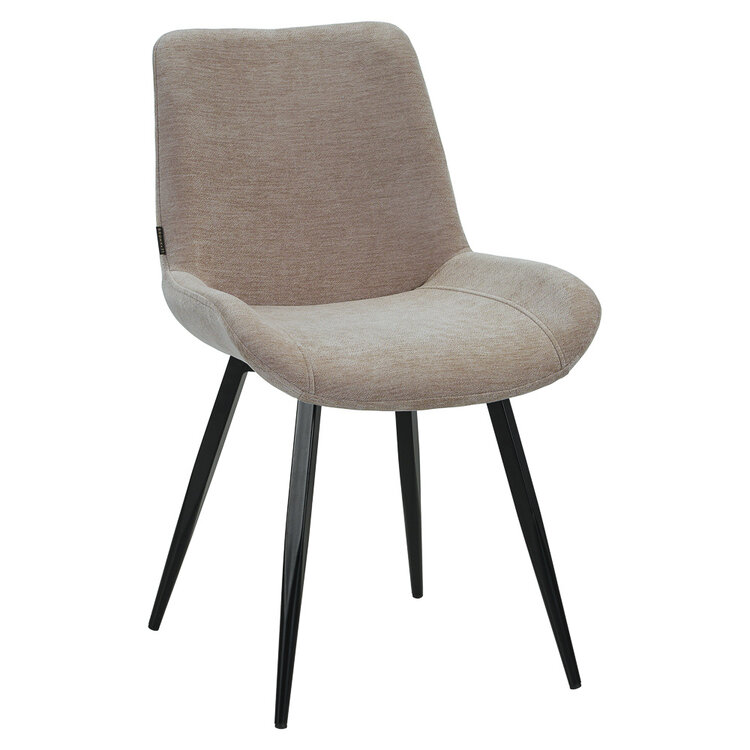 Eetkamerstoel Vic velvet beige