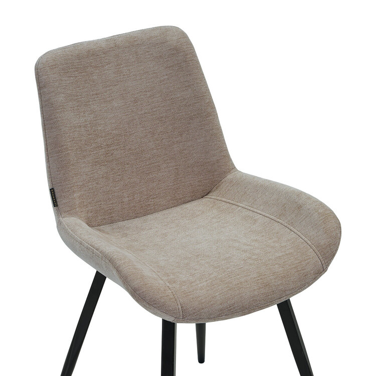 Eetkamerstoel Vic velvet beige