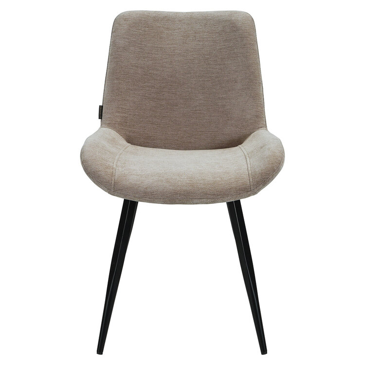 Eetkamerstoel Vic velvet beige