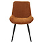 Eetkamerstoel Vic velvet oker