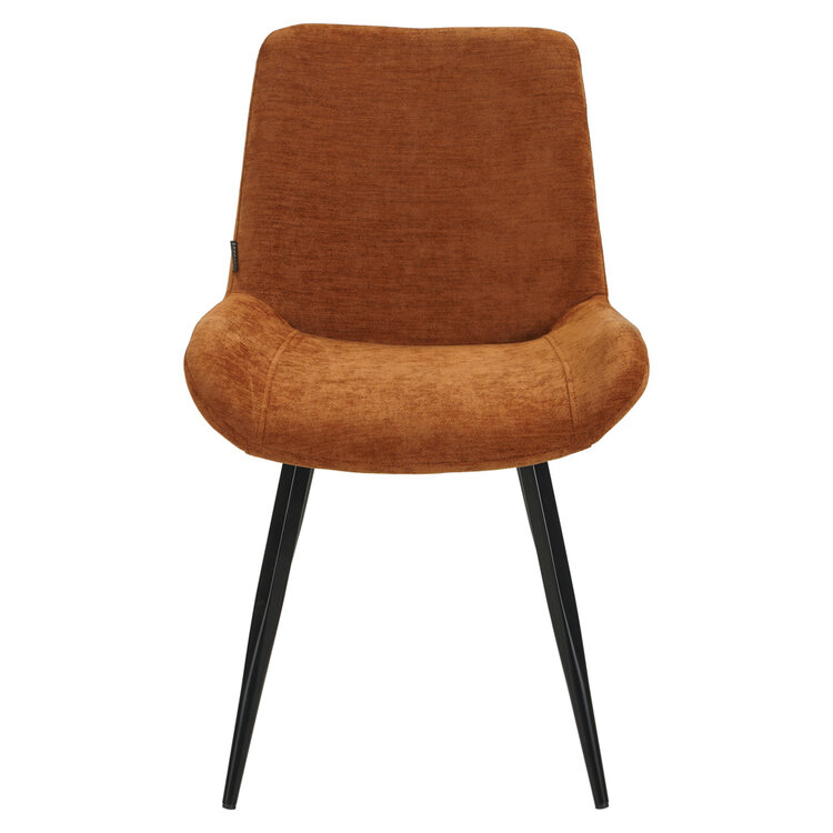 Eetkamerstoel Vic velvet oker